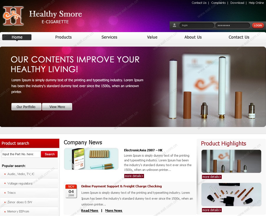 guangzhou webdesign healthysmore1